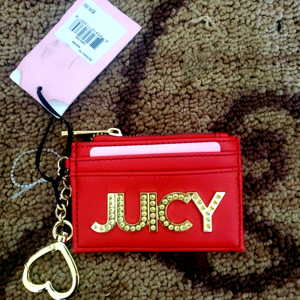 Juicy Couture Card Case, Red